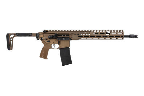 SIG Sauer MCX SPEAR-LT 5.56 Rifle features an 16inch barrel and fully ambidextrous controls.
